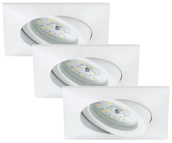 Briloner 7210-036 - SET 3x Lampada LED da incasso ATTACH LED/5W/230V IP23 bianco