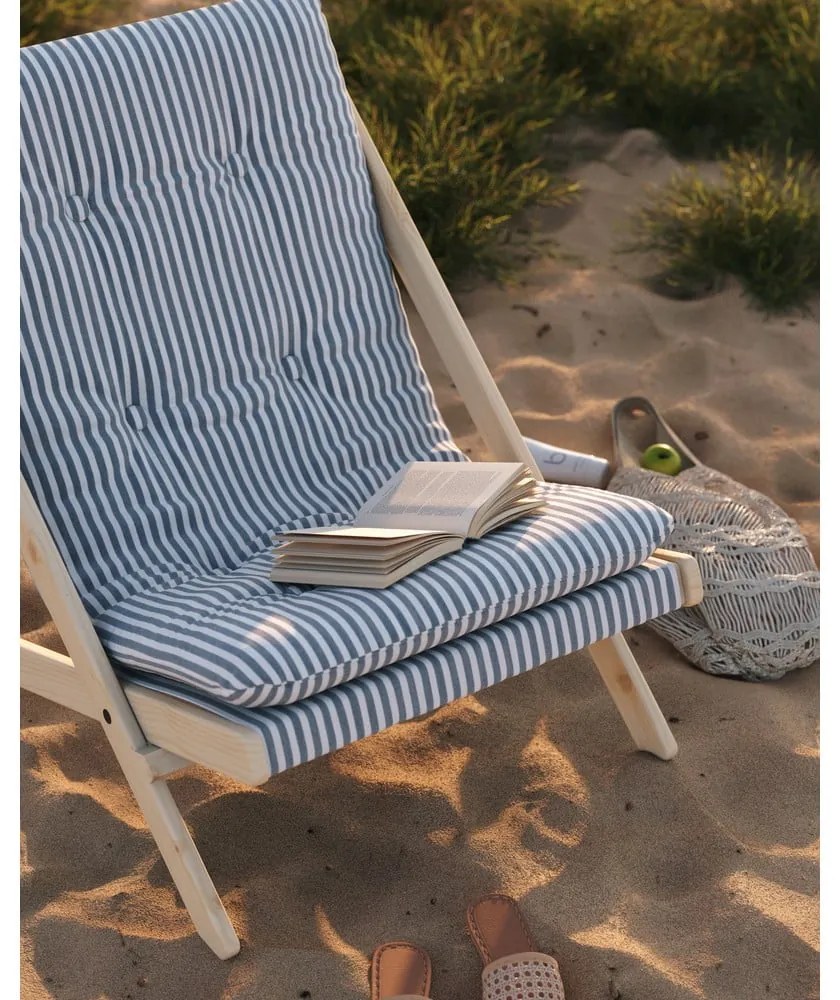 Sedia pieghevole Raw/Beach Blue Boogie - Karup Design