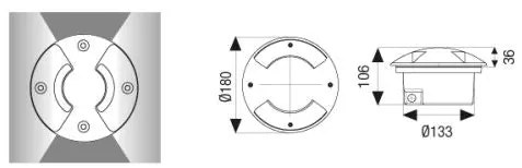 Trek Big Led2 Aperture 60 Led 4,5W 470 Lm Gx53 4000°K