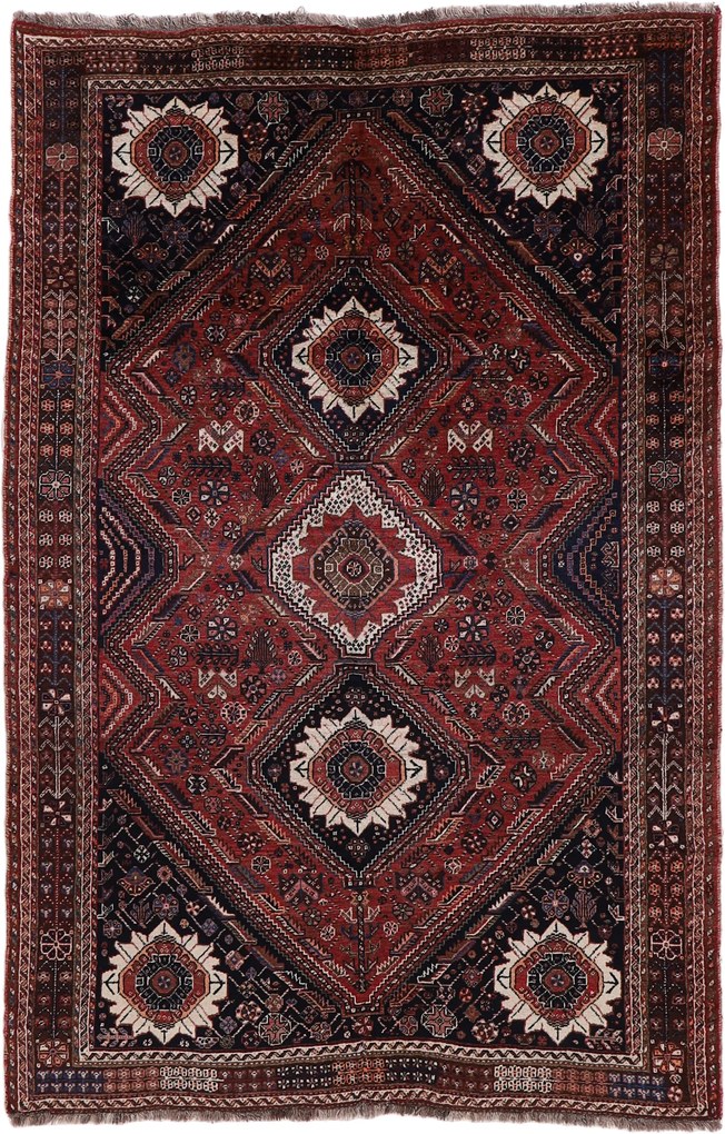 Gashghai Tappeto 260x170 (Iran) Annodato A Mano