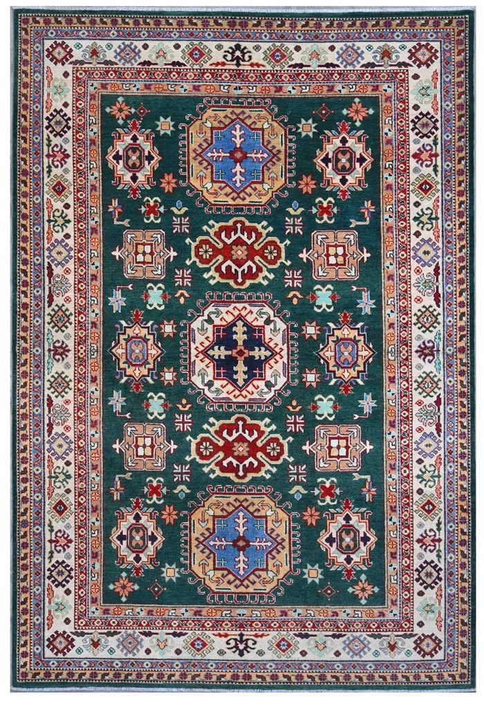 Kazak Tappeto orientale 200x300 (Pakistan) Annodato A Mano