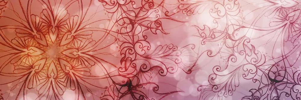 Quadro su tela – Mandala floreale