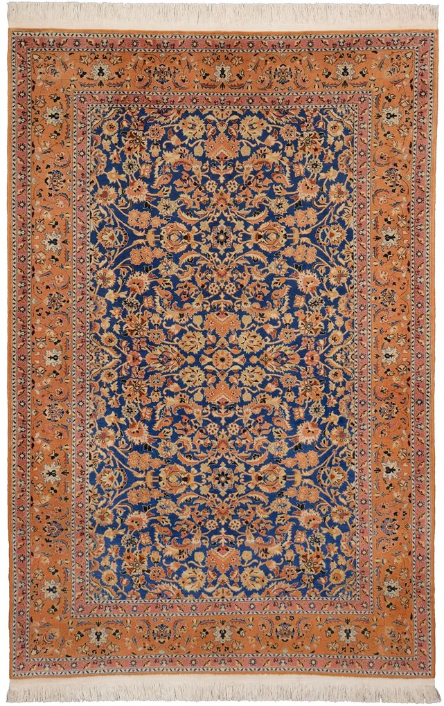 Kerman Tappeto orientale 130x200 Beige (Pakistan) Annodato A Mano