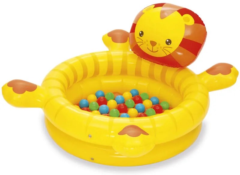 Leone Piscina Gonfiabile Con Palline 111x61cm