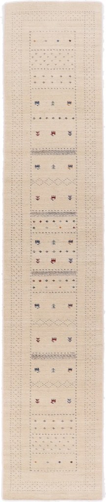 Loribaft Tappeto orientale 400x80 (Indian) Annodato A Mano