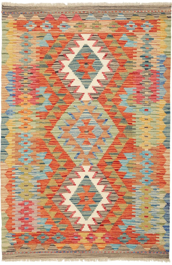 Kilim Tappeto 130 x 90 (Pakistan) Tessuto A Mano