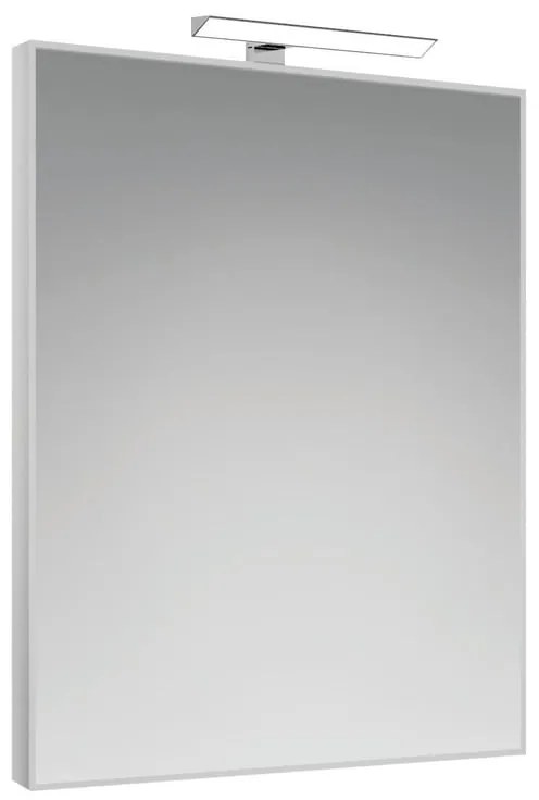 Specchio con illuminazione integrata bagno rettangolare Frame L 60 x H 80 x P 2.5 cm