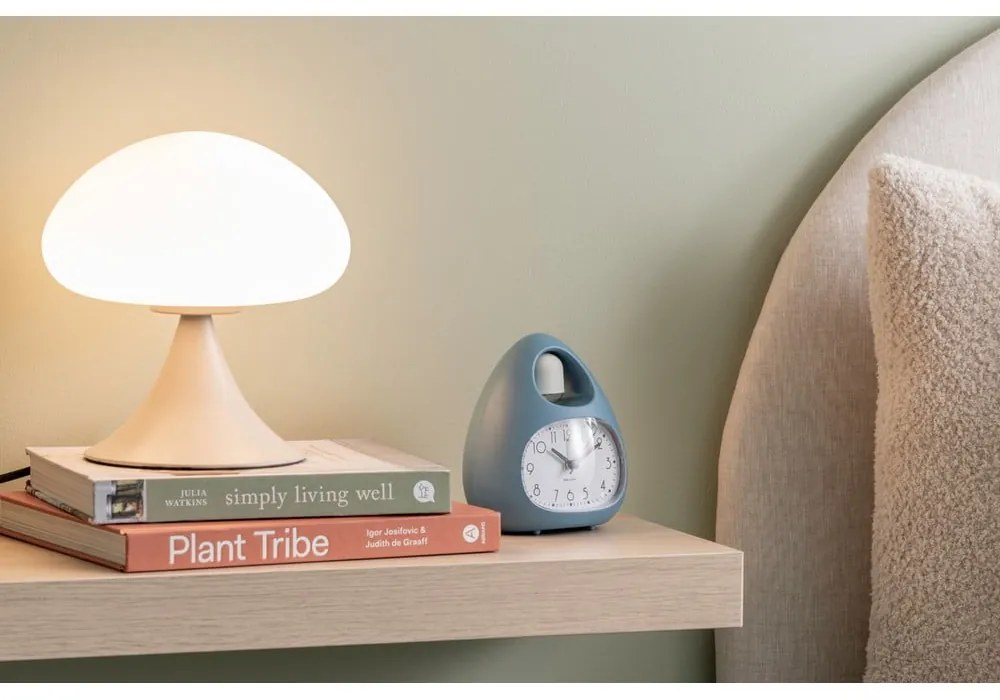 Lampada da tavolo grigia (altezza totale 21 cm) Hongo – Leitmotiv