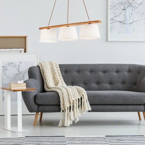 Lampadario a sospensione AIDA 3xE27/60W/230V su cavo