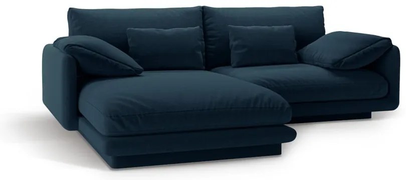 Divano angolare blu scuro (angolo sinistro) Torino - Micadoni Home