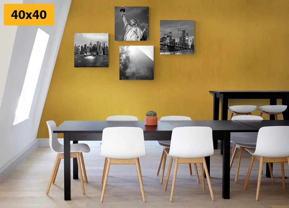 Set di quadri – New York in bianco e nero