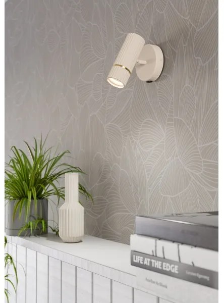 Eglo 901153 - Applique a LED CAMINIA 1xGU10/5W/230V 3000K beige