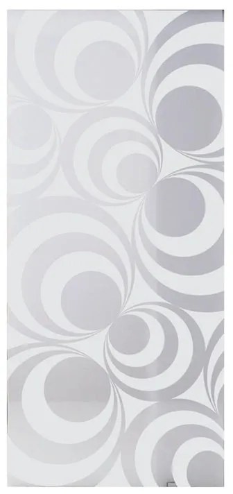 Anta per porta scorrevole esterno muro Hypnotique in vetro serigrafato, L 96 x H 215 cm spessore 8 mm, apertura reversibile