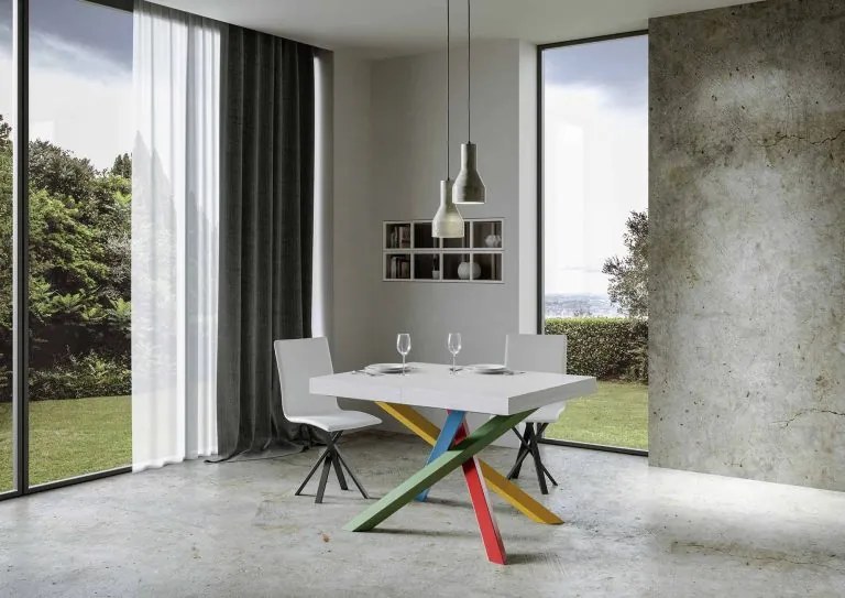 Tavolo Estensibile Volantis - Design Moderno e Funzionale, 90x180/284 cm Volantis / Bianco