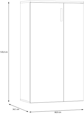 Scarpiera ETON rovere artisan