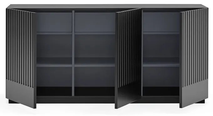 Cassettiera nera , larghezza 150 cm Doric - Teulat