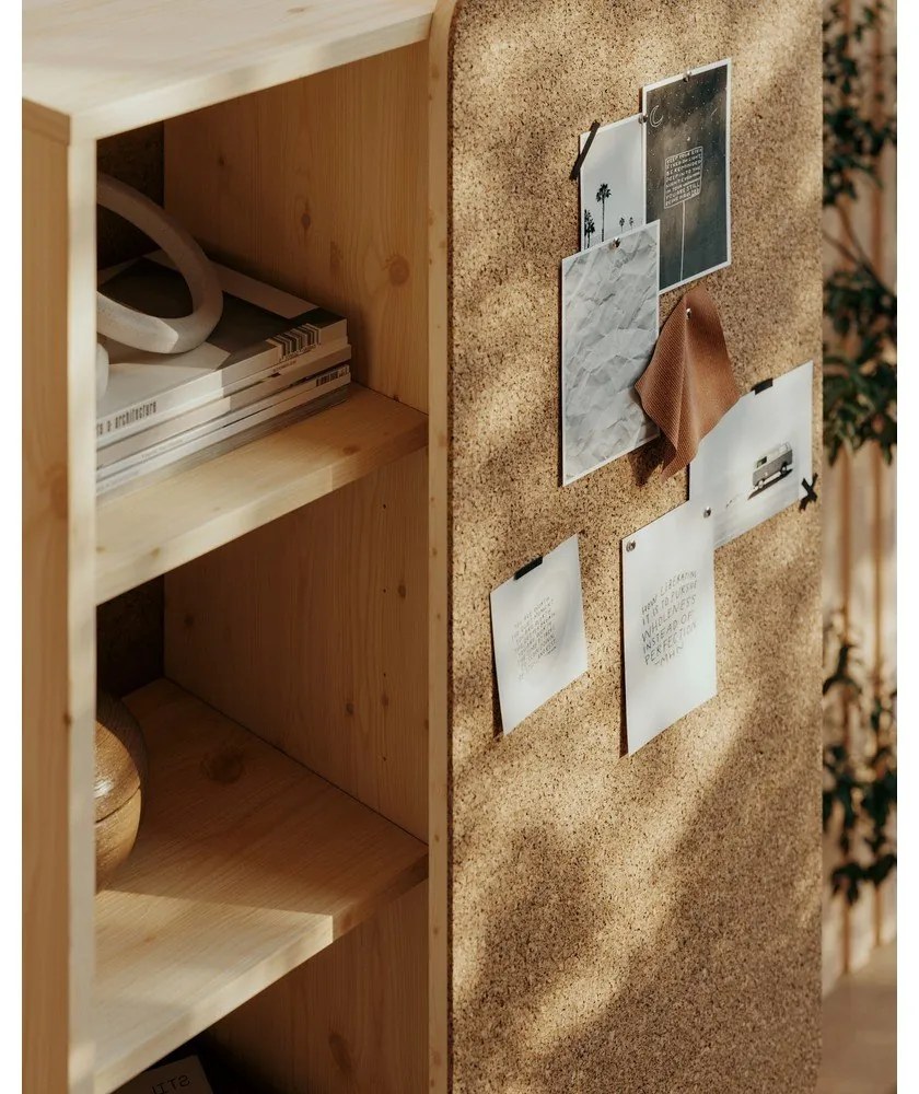 Libreria in legno di pino 70x142 cm Slide - Karup Design