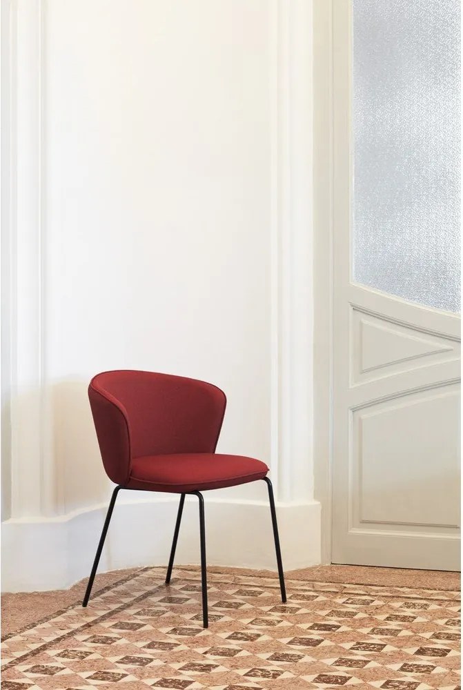 Set di sedie da pranzo rossa in imbottito 2 pz Add – Teulat