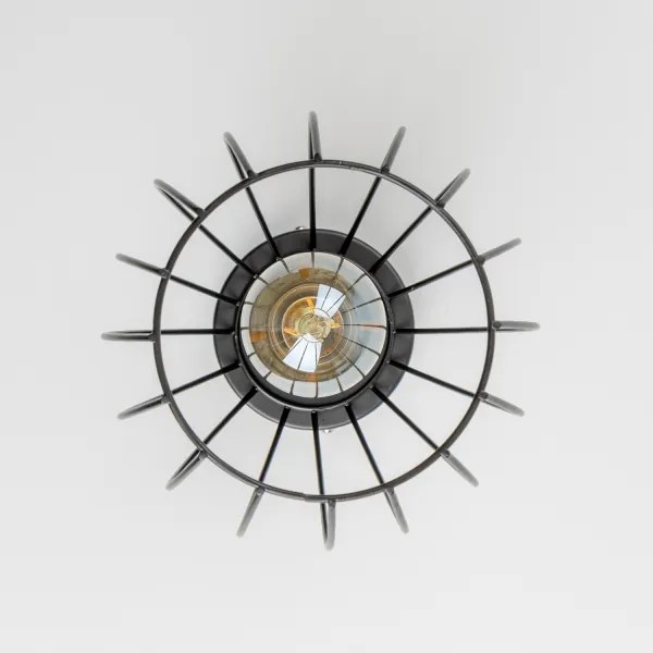 Plafoniera LED 1xE27/6,5W/230V nera