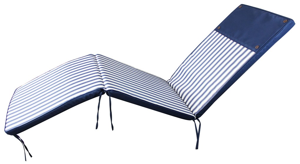 STRAND - cuscino sdraio con doppia cucitura idrorepellente a righe