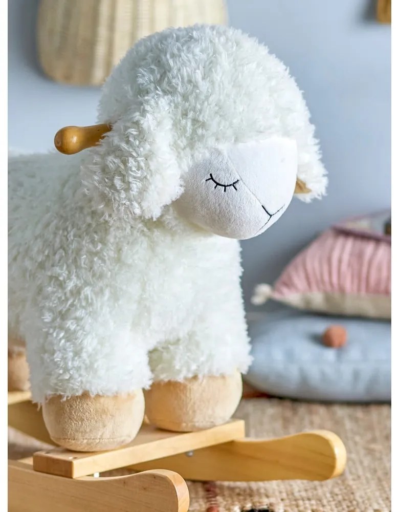 Baby pecora a dondolo in legno di faggio Giocattolo a dondolo Sheep - Bloomingville Mini