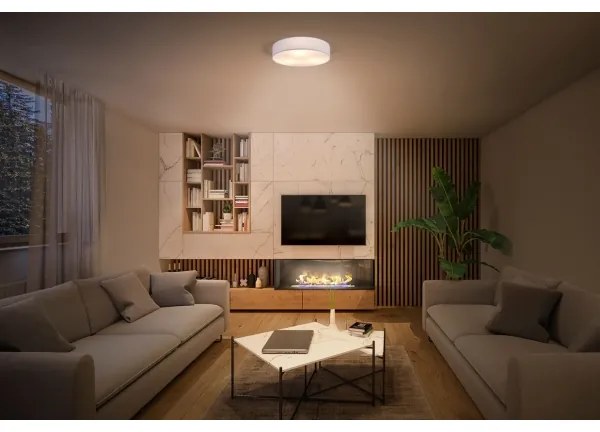 Ledvance - Plafoniera ORBIS PARIGI 1xE27/25W/230V bianco