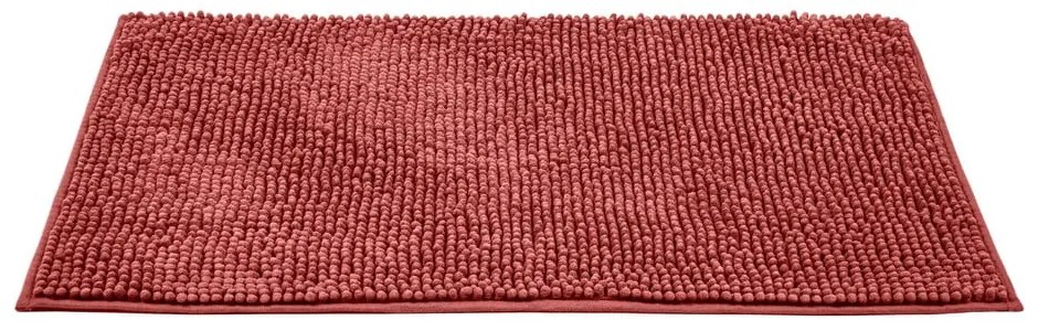 Tappetino da bagno in tessuto rosso 50x80 cm Chenille - Allstar