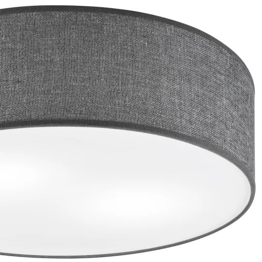 Plafoniera da soffitto SIRJA 2xE27/15W/230V Ø 45 cm grigia