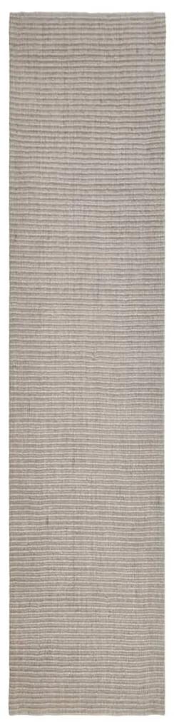 Tappeto in sisal per tiragraffi sabbia 66x300 cm