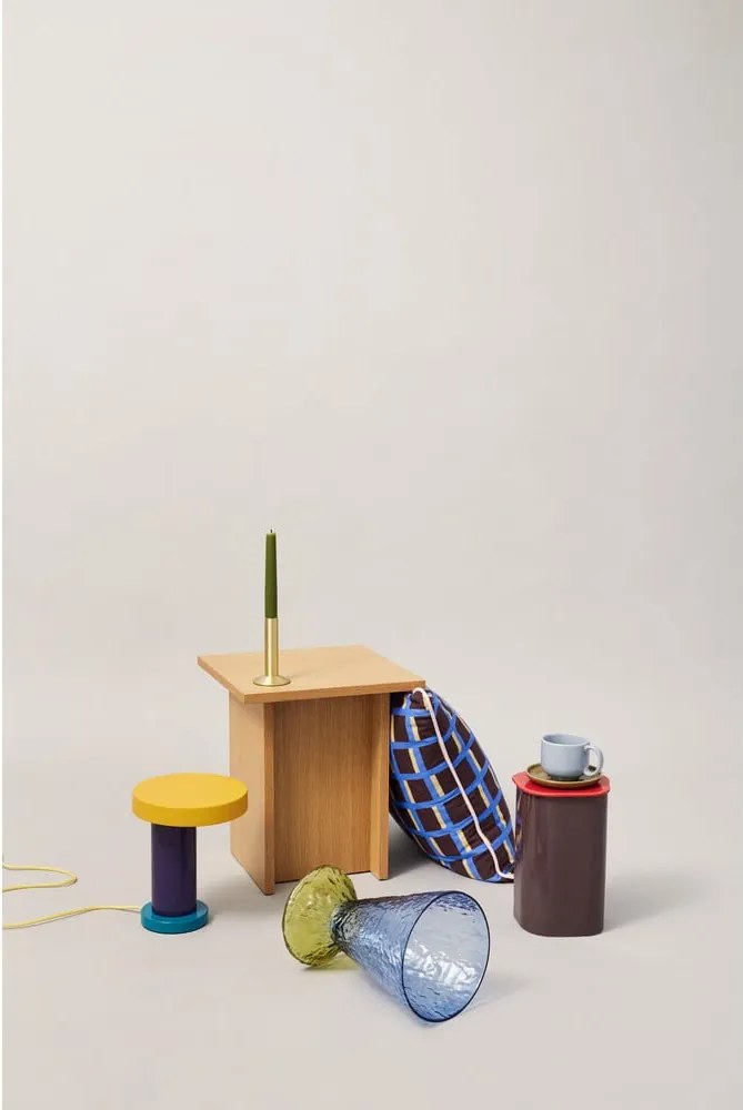 Lampada da tavolo dimmerabile a LED viola (altezza 25 cm) Magic - Hübsch