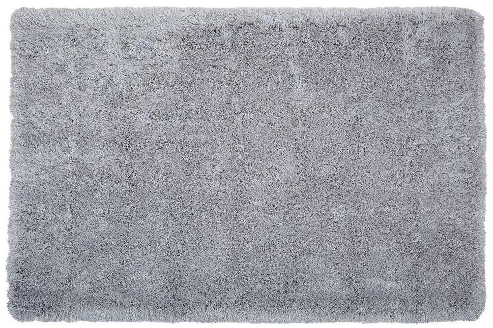 Tappeto shaggy rettangolare grigio chiaro 160 x 230 cm CIDE Beliani