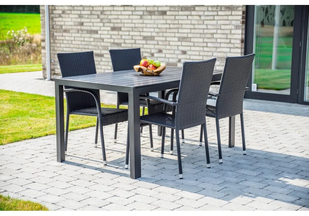 Tavolo da giardino con piano in legno d'arte, 150 x 90 cm Viking - Bonami Selection