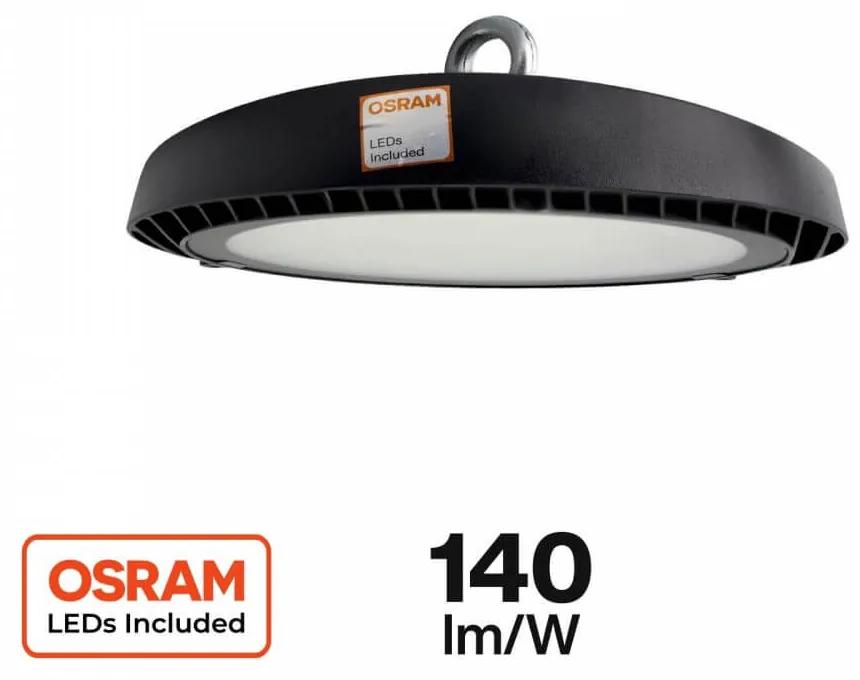 Campana 100W OSRAM LED, No Flickering, 140lm/W 14.000lm Colore  Bianco Naturale 4.000K