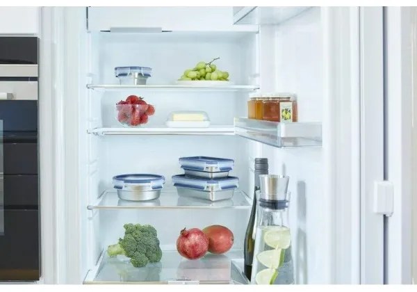 Tefal - Contenitore per alimenti 0,8 l MSEAL STEEL blu/acciaio inossidabile