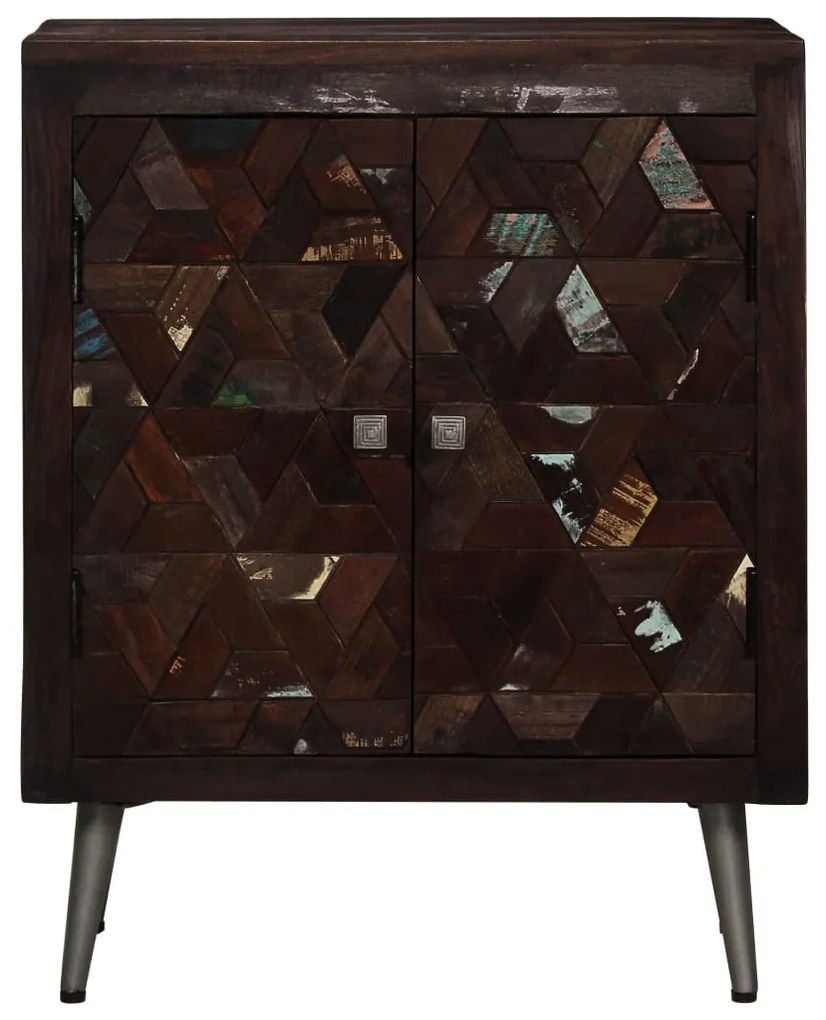 Credenza in legno massello di recupero 60x30x76 cm