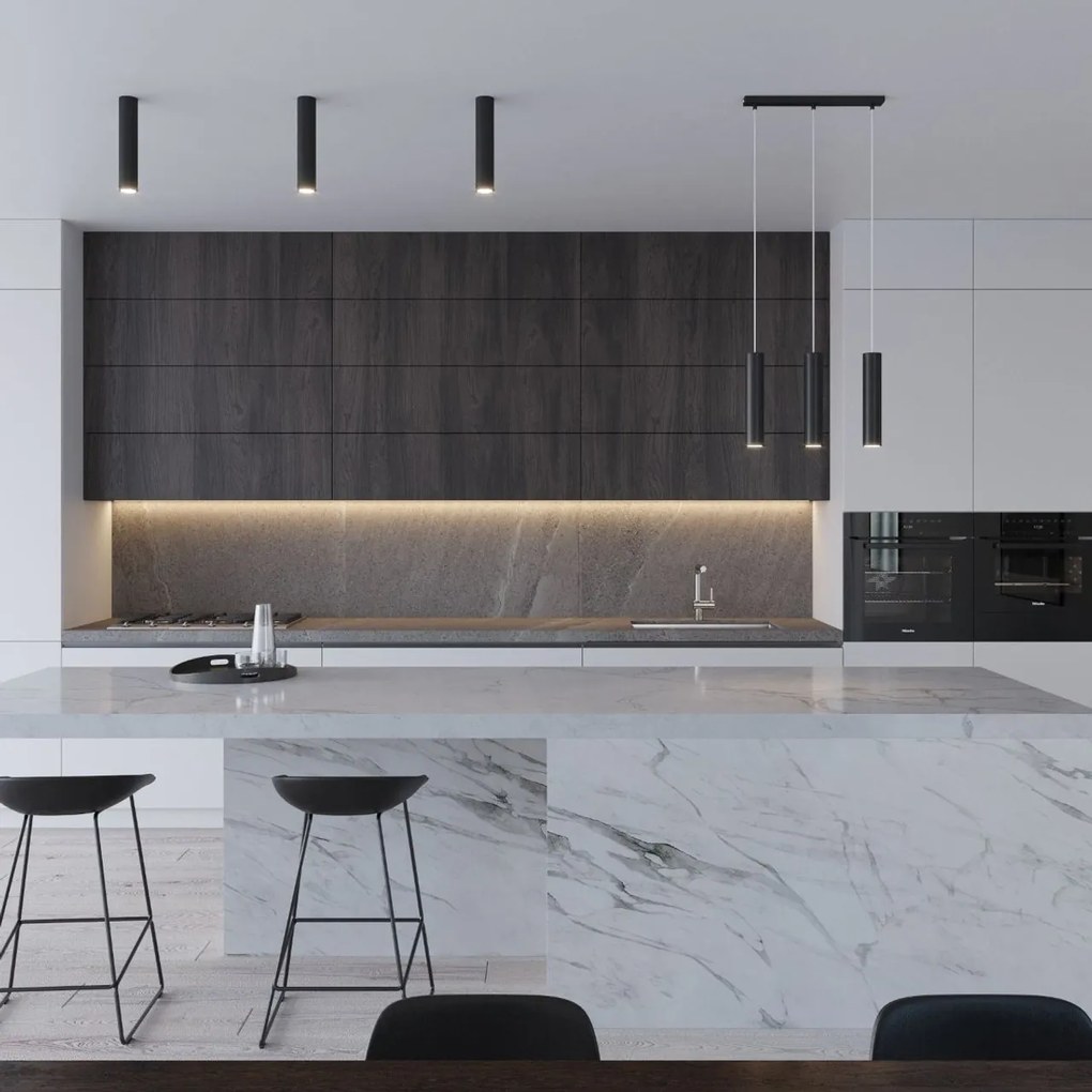 Lampada a Sospensione 3xGU10 in Acciaio LAGOS 3L