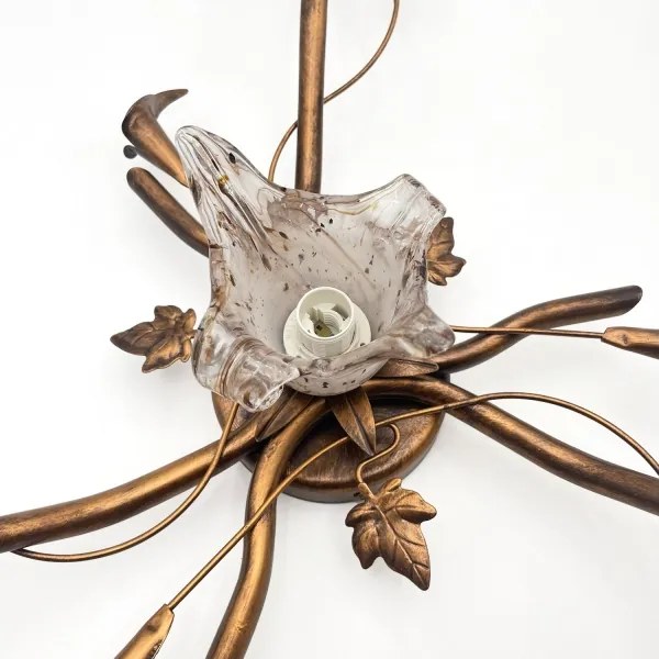 Plafoniera ROZETA 4xE14/40W/230V bronzo