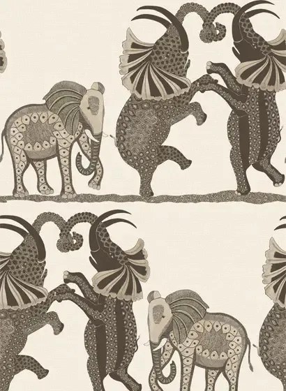 Cole & Son Carta da parati Safari Dance - Sand