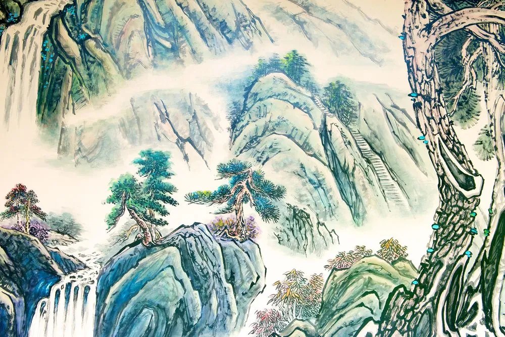 Quadro su tela – Pittura di paesaggio cinese