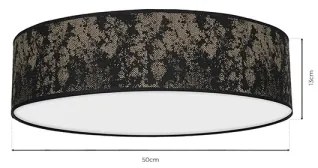 Plafoniera SATINO 3xE27/60W/230V oro