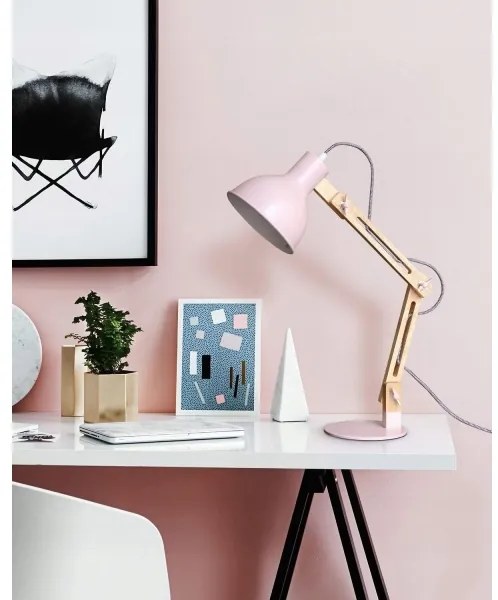 Lampada da tavolo 1xE27/40W/230V rosa