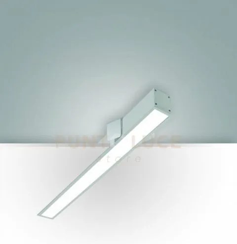 Turner incasso alluminio 29w 3000k 3470lm opale ip40 100cm
