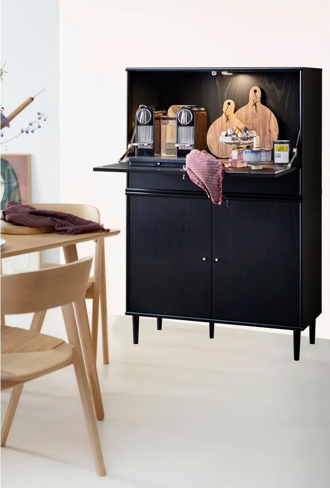 Mobile vino nero in frassino 89x136 cm Mistral - Hammel Furniture