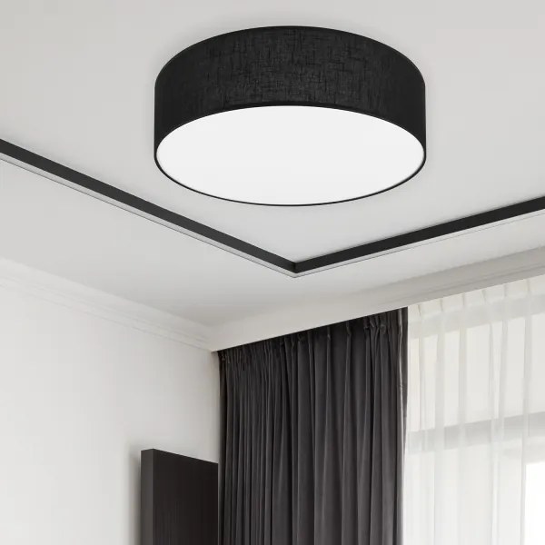 Brilagi - Plafoniera LED SIRIJA LED/24W/230V diametro 45 cm nero