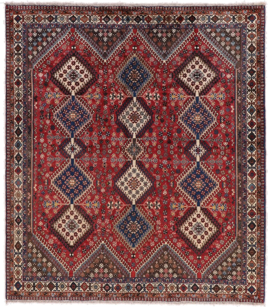 Yalameh Tappeto 240 x 210 (Iran) Annodato A Mano