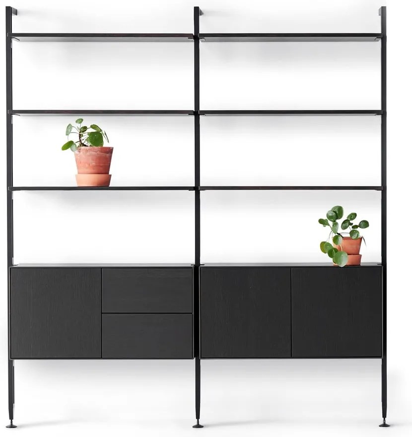 Libreria nera in rovere decor 98x210 cm Edge by Hammel - Hammel Furniture