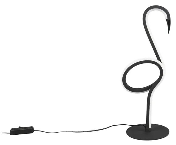 Lampada da tavolo nera (altezza totale 35 cm) Ingo – Reality