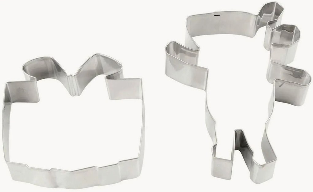 Set di 2 tagliabiscotti Mouse & Gift