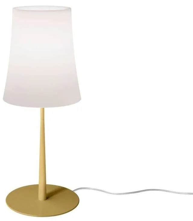 Foscarini - Birdie Easy Grande Lampada da Tavolo Giallo Opale Foscarini