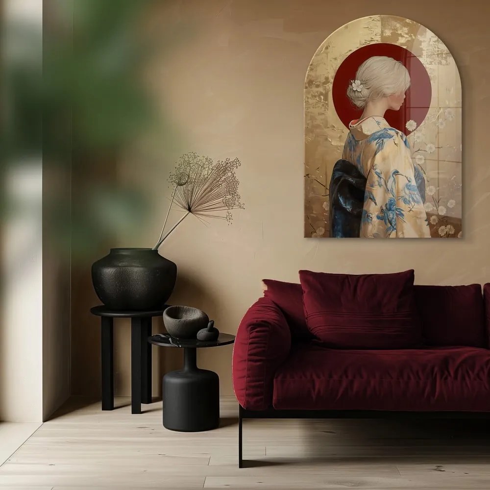 Dipinto su vetro 70x100 cm Rukia – Styler